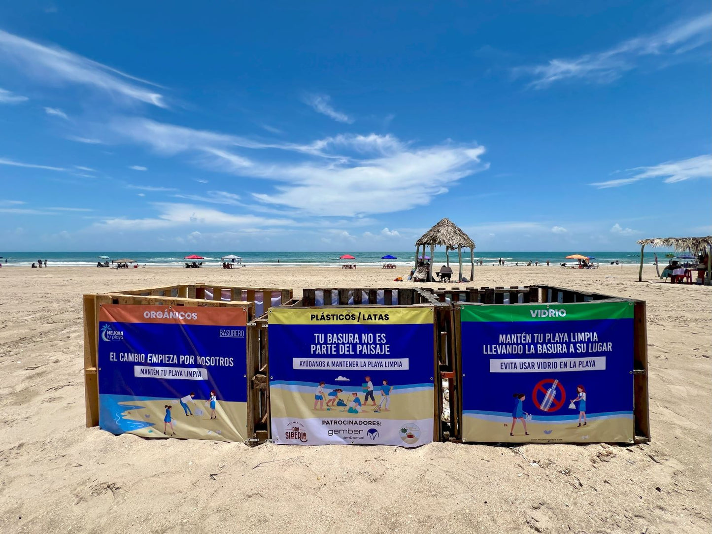 Primer contenedor sustentable en Playa La Pesca