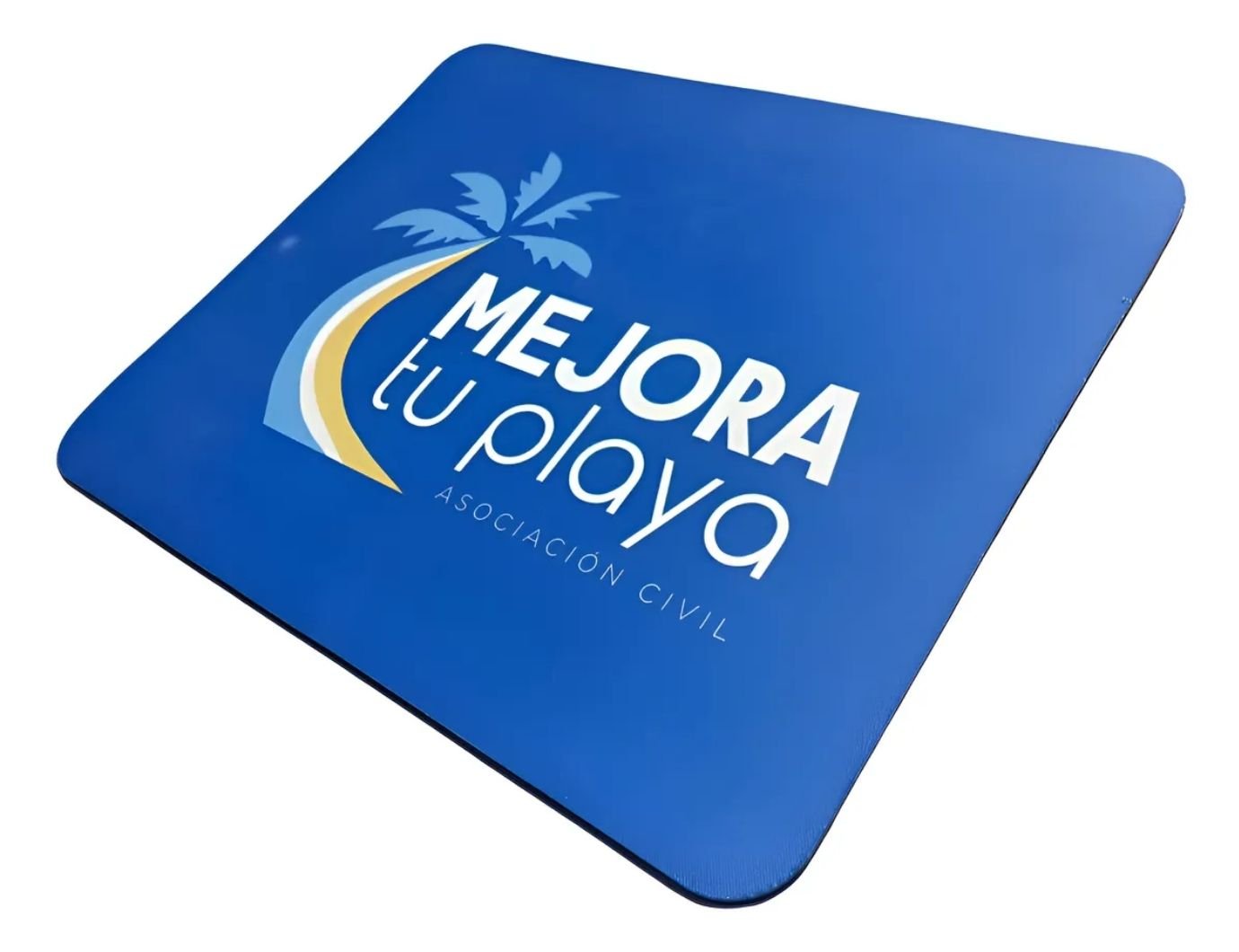 Mouse Pad Antideslizante Suave Y Azul